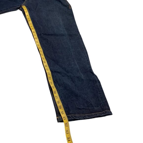 Gino Green Global Straight Leg Button-Fly Denim Jeans Blue Mens Size 38 - Picture 11 of 13